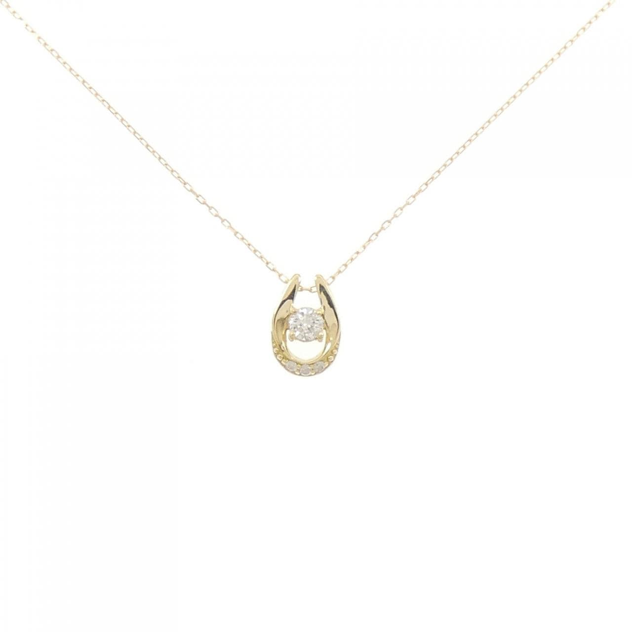 K18YG ダイヤモンド ネックレス 0.10CT