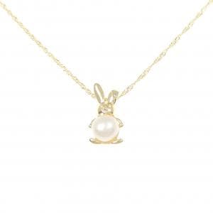 K18YG ラビット 淡水パール ネックレス