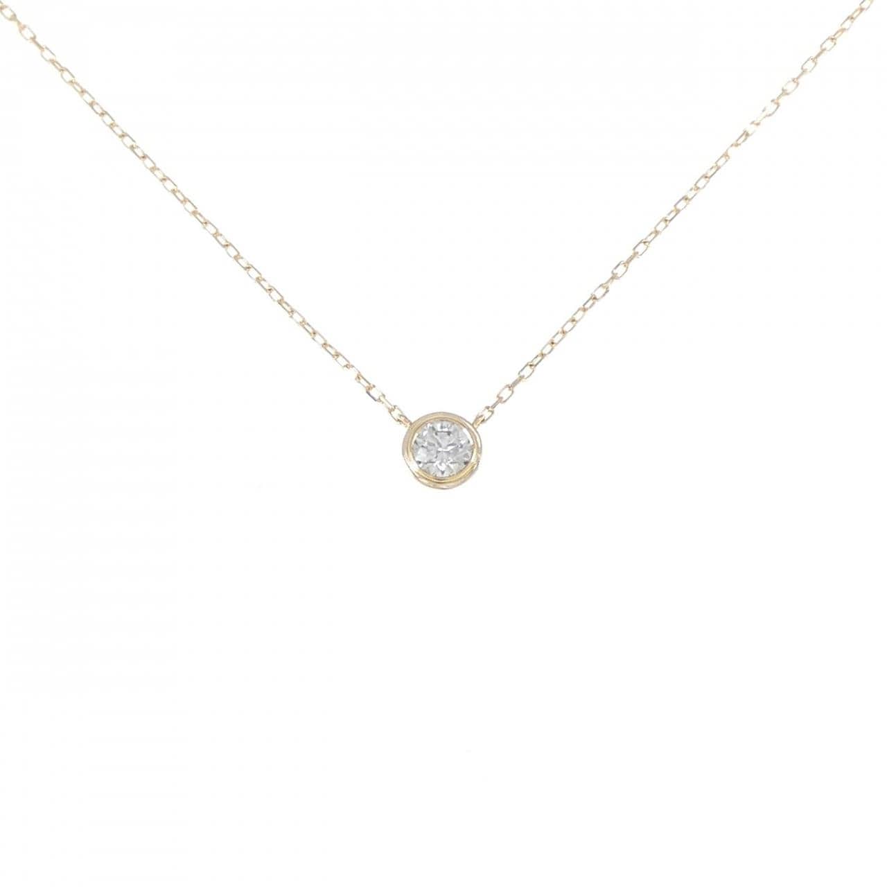 K18YG ダイヤモンド ネックレス 0.15CT