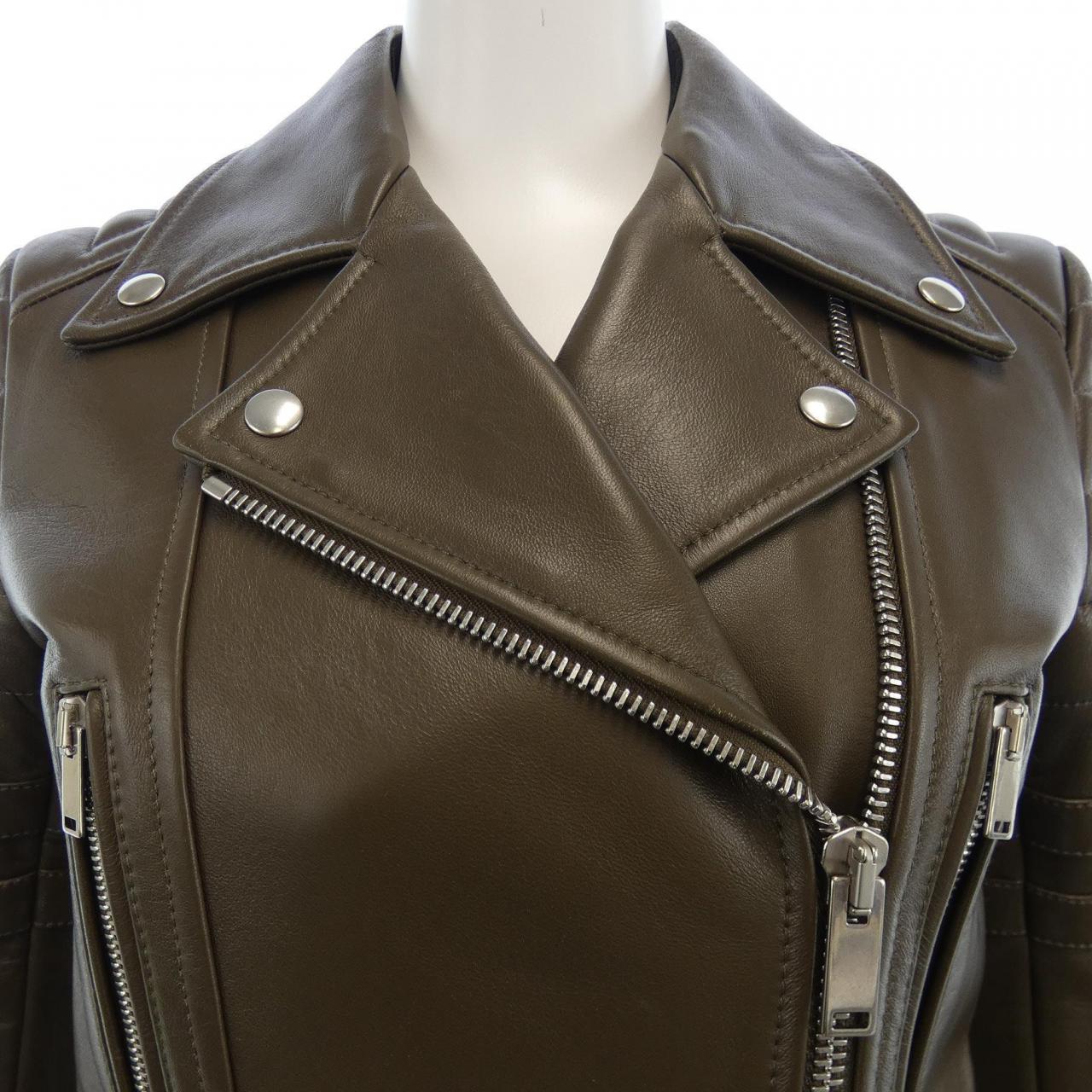 セリーヌ CELINE 2 5I90/4533 レザーライダースジャケット