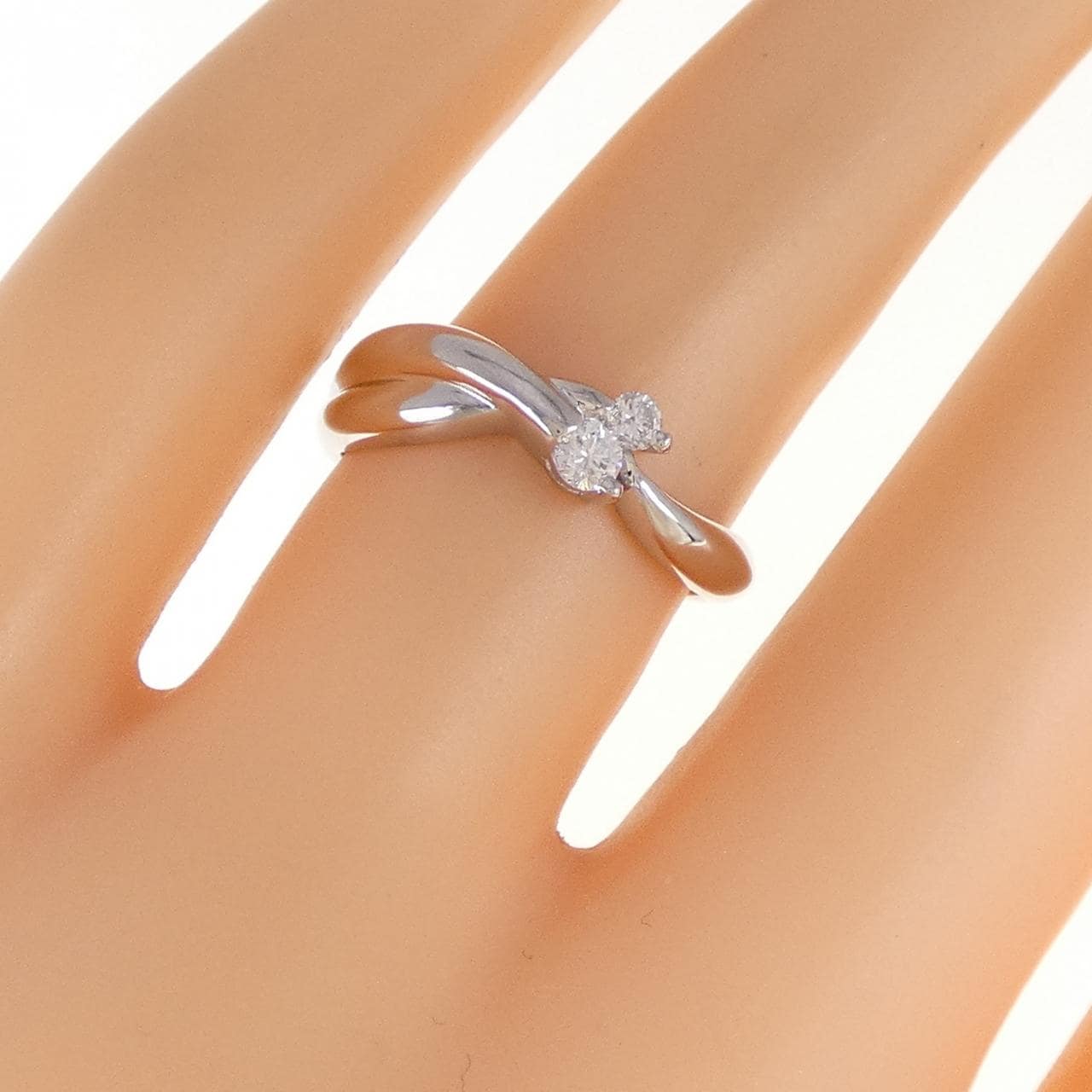 PT900 ダイヤモンド リング 0.12CT