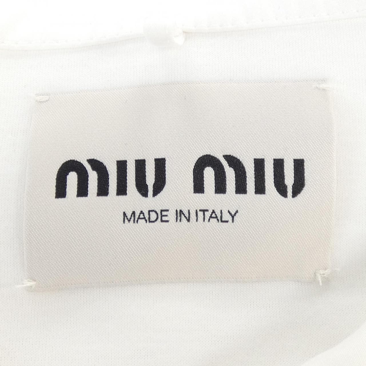 ミュウミュウ MIU MIU POPLIN AND JERSEY MINI-DRESS MF5552 SOOO 15T9 コート