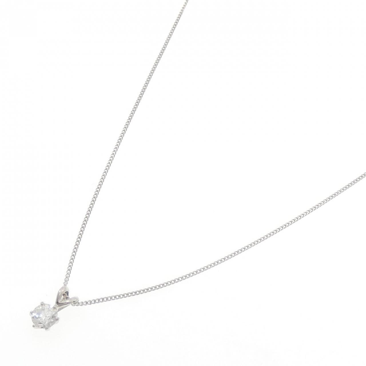 PT/PT850 ソリティア ダイヤモンド ネックレス 0.423CT