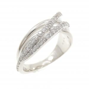 K18WG ダイヤモンド リング 0.23CT