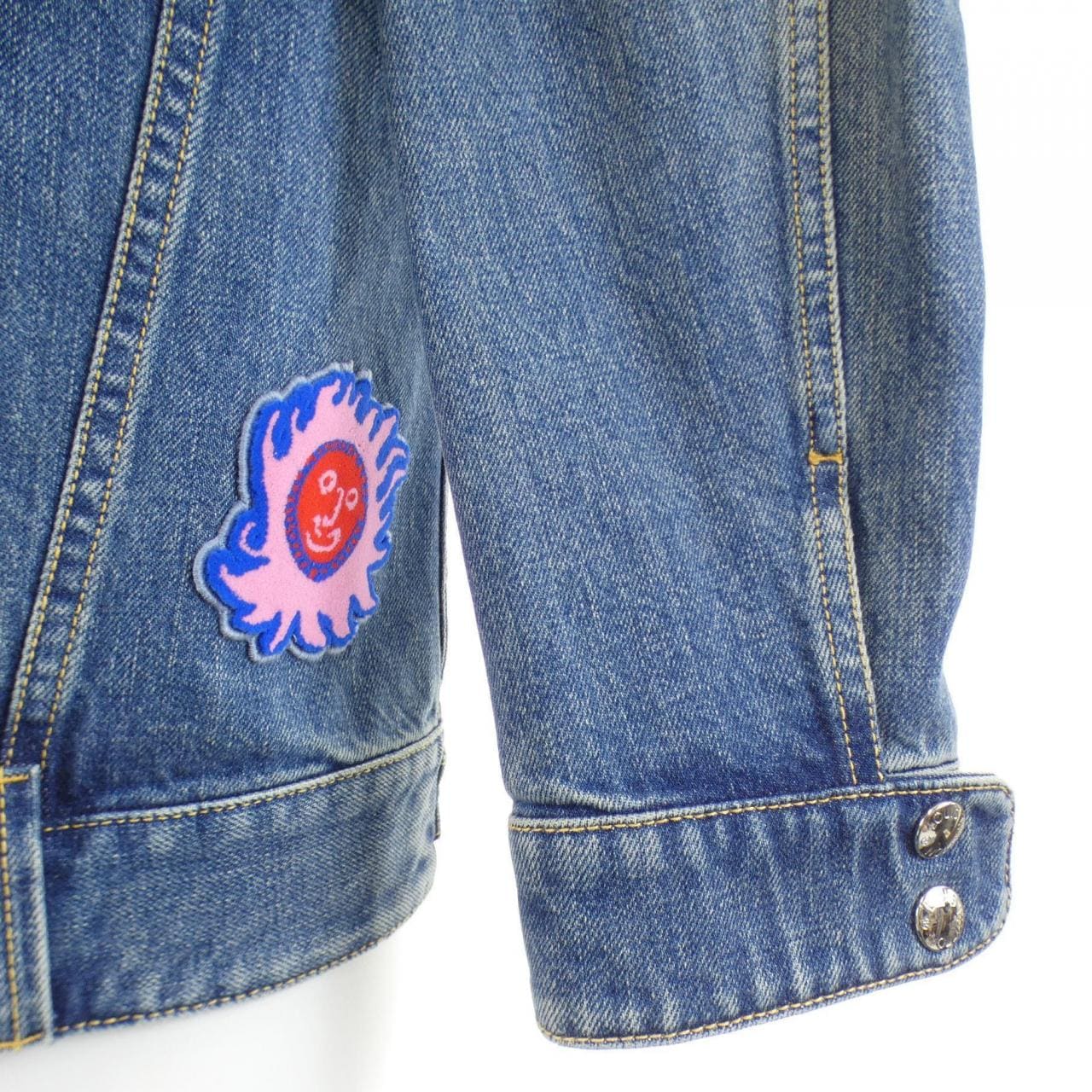 ルイヴィトン LOUIS VUITTON FOJA53GM1 草間彌生 デニムジャケット