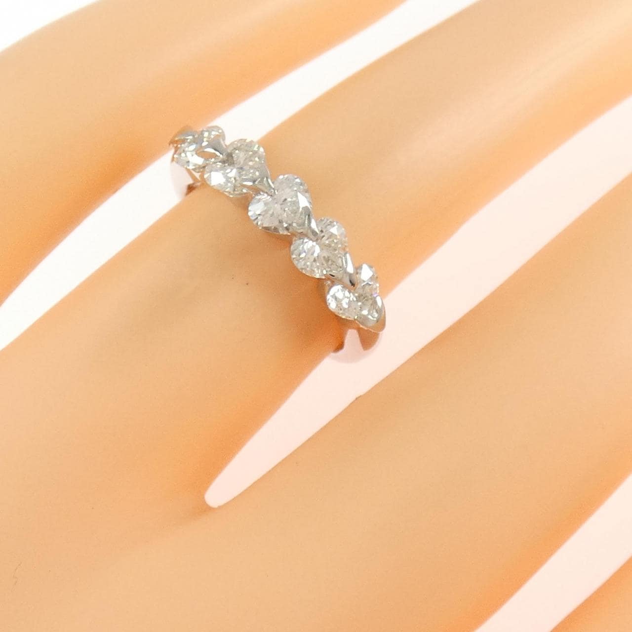 PT900 ハート ダイヤモンド リング 1.00CT