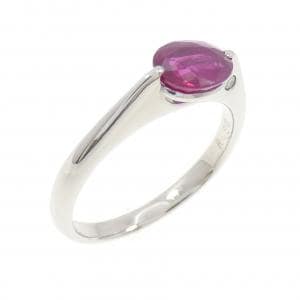 PT900 ルビー リング 0.88CT