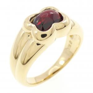 K18YG ガーネット リング