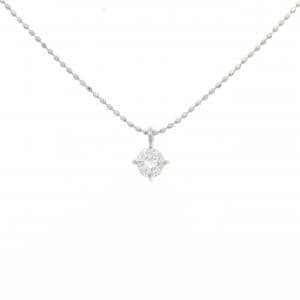 PT1000/PT850 ソリティア ダイヤモンド ネックレス 0.217CT