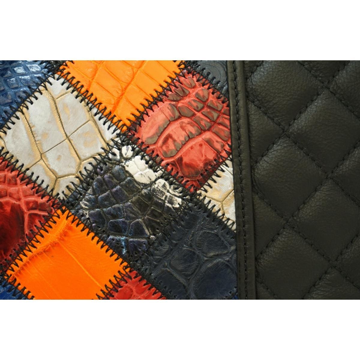 【新品】和装バッグ　クロコ