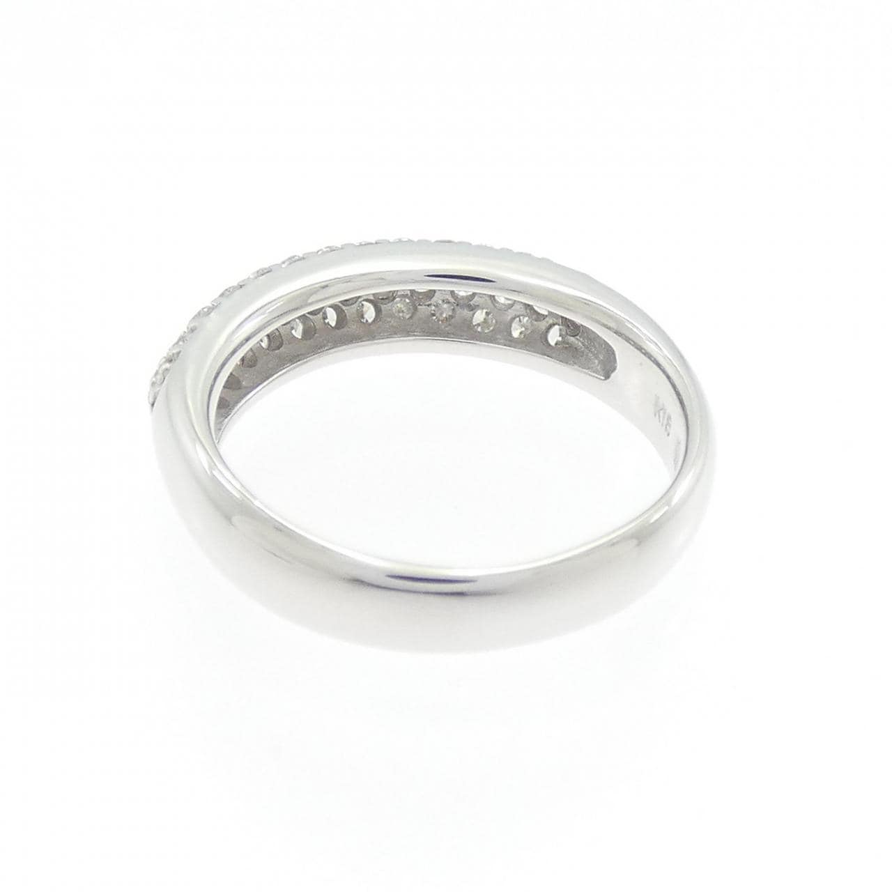 K18WG パヴェ ダイヤモンド リング 0.40CT