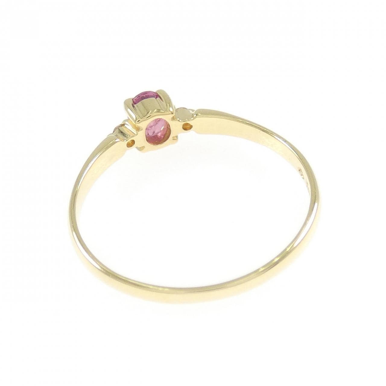 K18YG ルビー リング