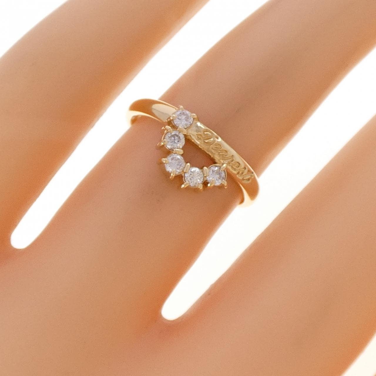 K18YG ダイヤモンド リング 0.20CT