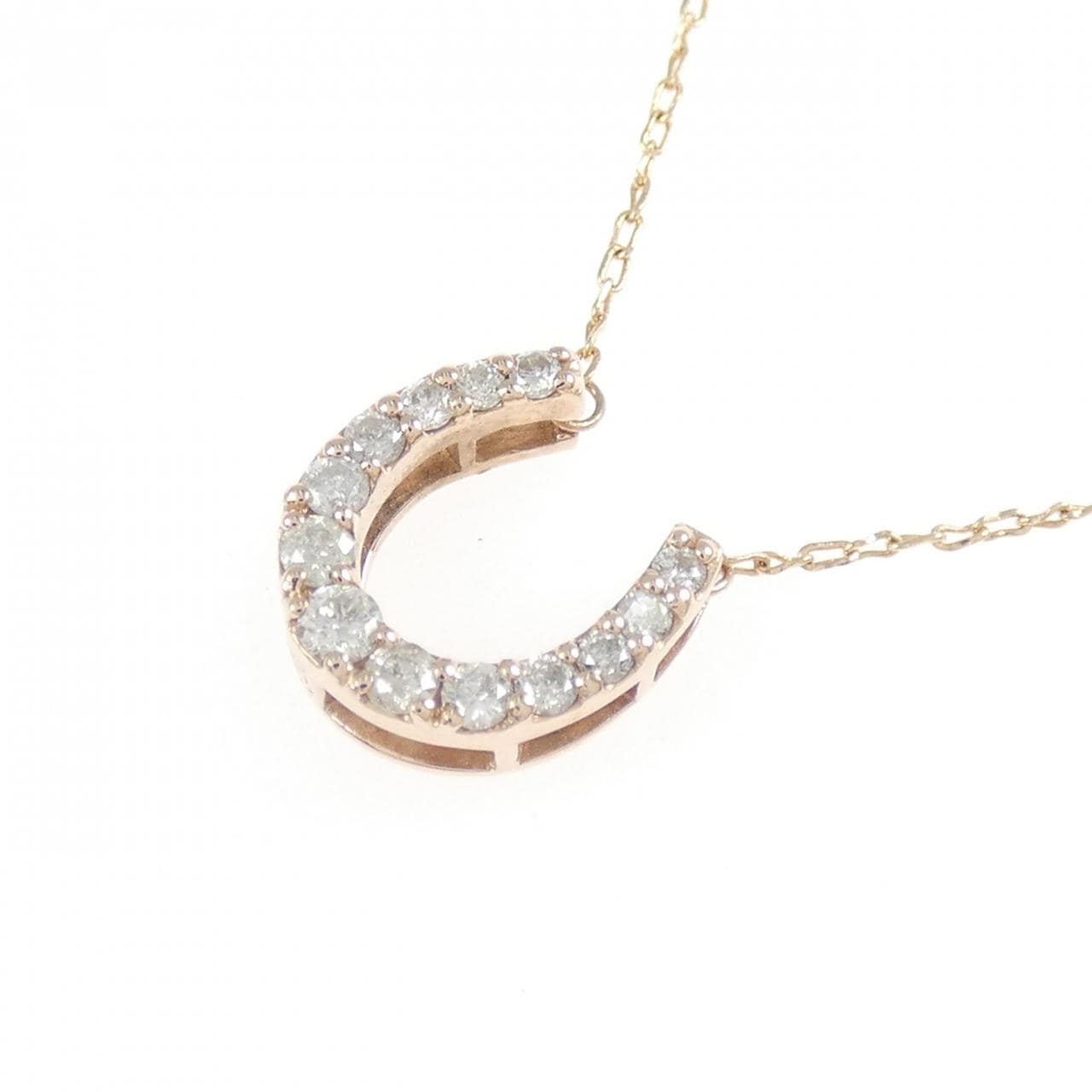 K10PG ダイヤモンド ネックレス 0.20CT