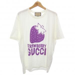 グッチ GUCCI ストロベリーグッチコットンTシャツ 548334 XJDWG Tシャツ