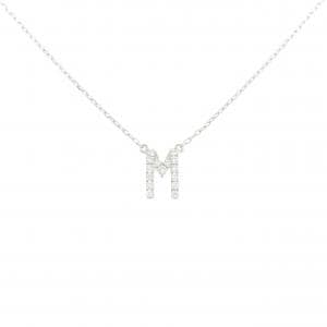 アーカー イニシャル ネックレス 0.06CT
