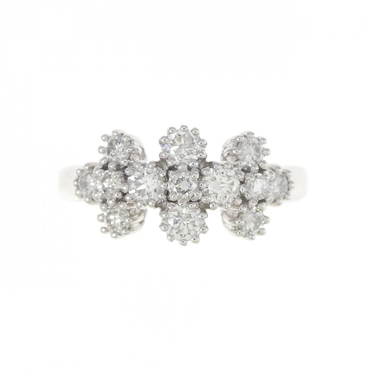 K18WG ダイヤモンド リング 0.72CT