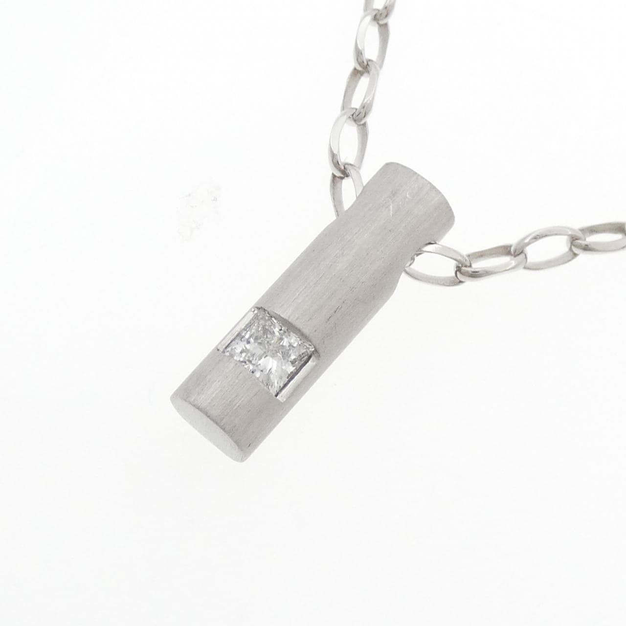 K18WG/750WG ダイヤモンド ネックレス 0.323CT