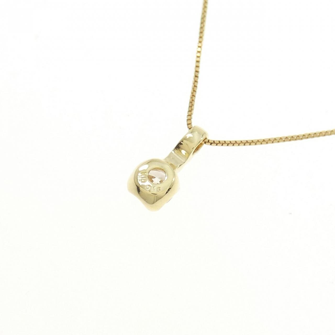 K18YG ダイヤモンド ネックレス 0.16CT