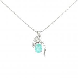 K18WG パライバトルマリン ネックレス 2.75CT