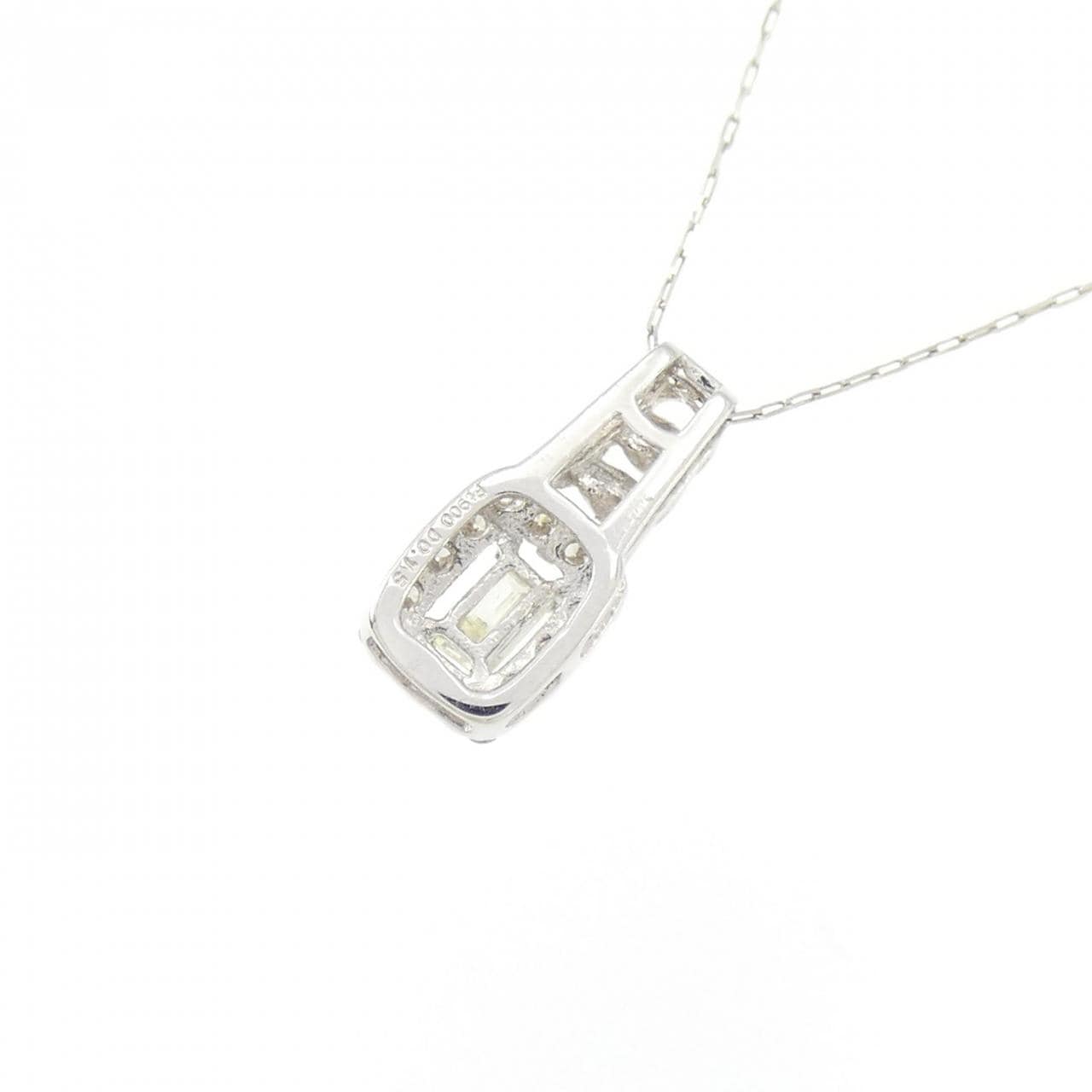 【新品】PT900/PT850 ダイヤモンド ネックレス 0.15CT