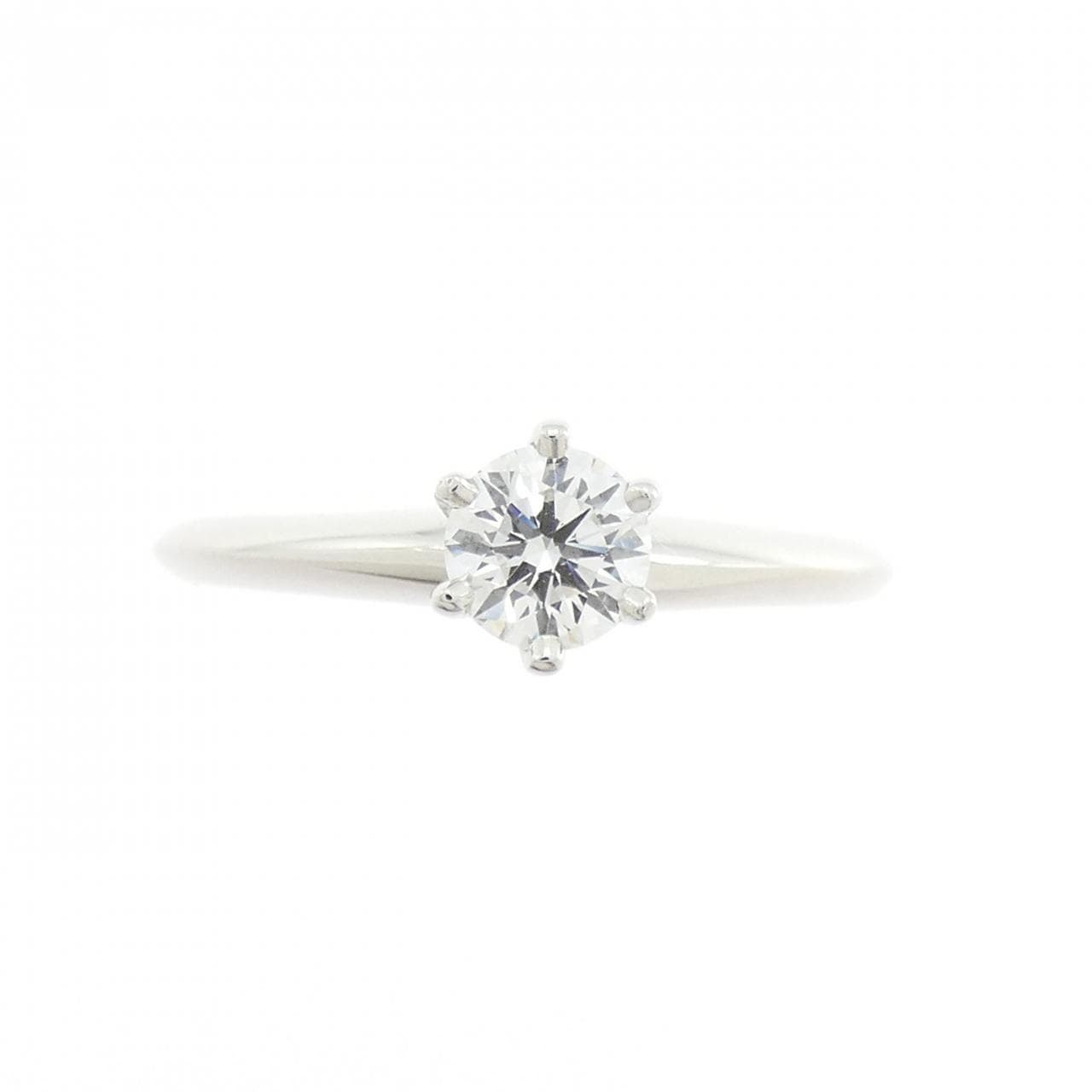 ティファニー クラシックソリティア リング 0.40CT I VVS2 EXT