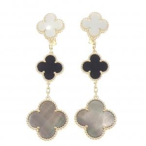 ヴァンクリーフ&アーペル マジックアルハンブラ 3モチーフ ピアス