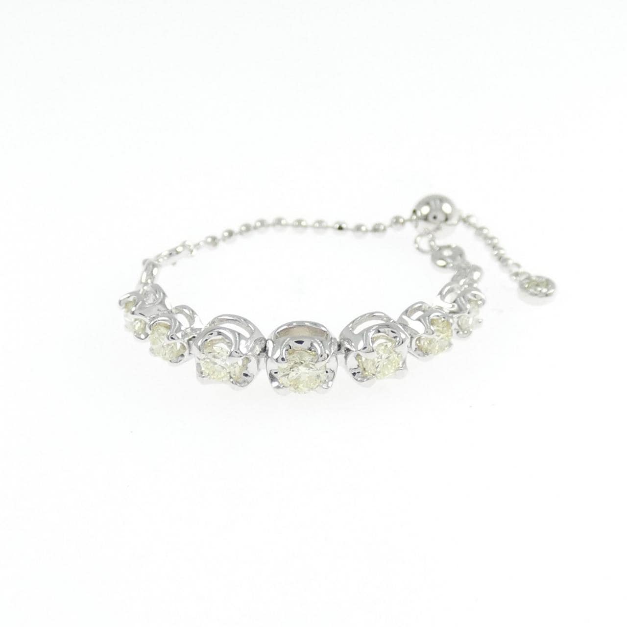 K18WG ダイヤモンド リング 0.35CT