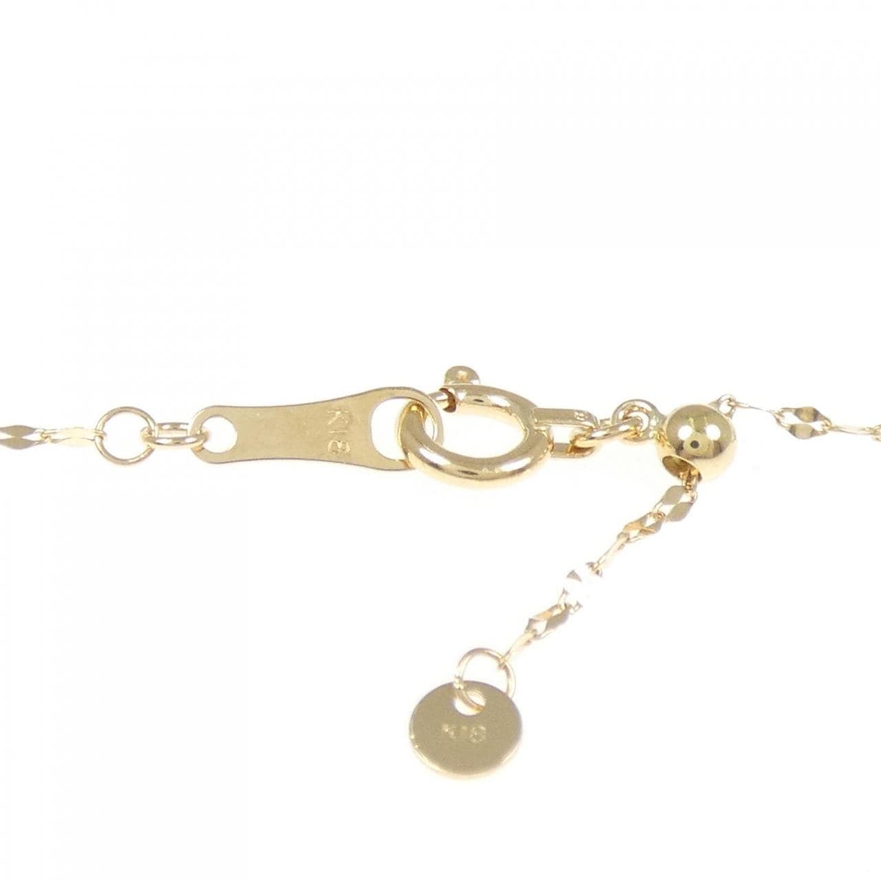 K18YG(枠) コイン ネックレス