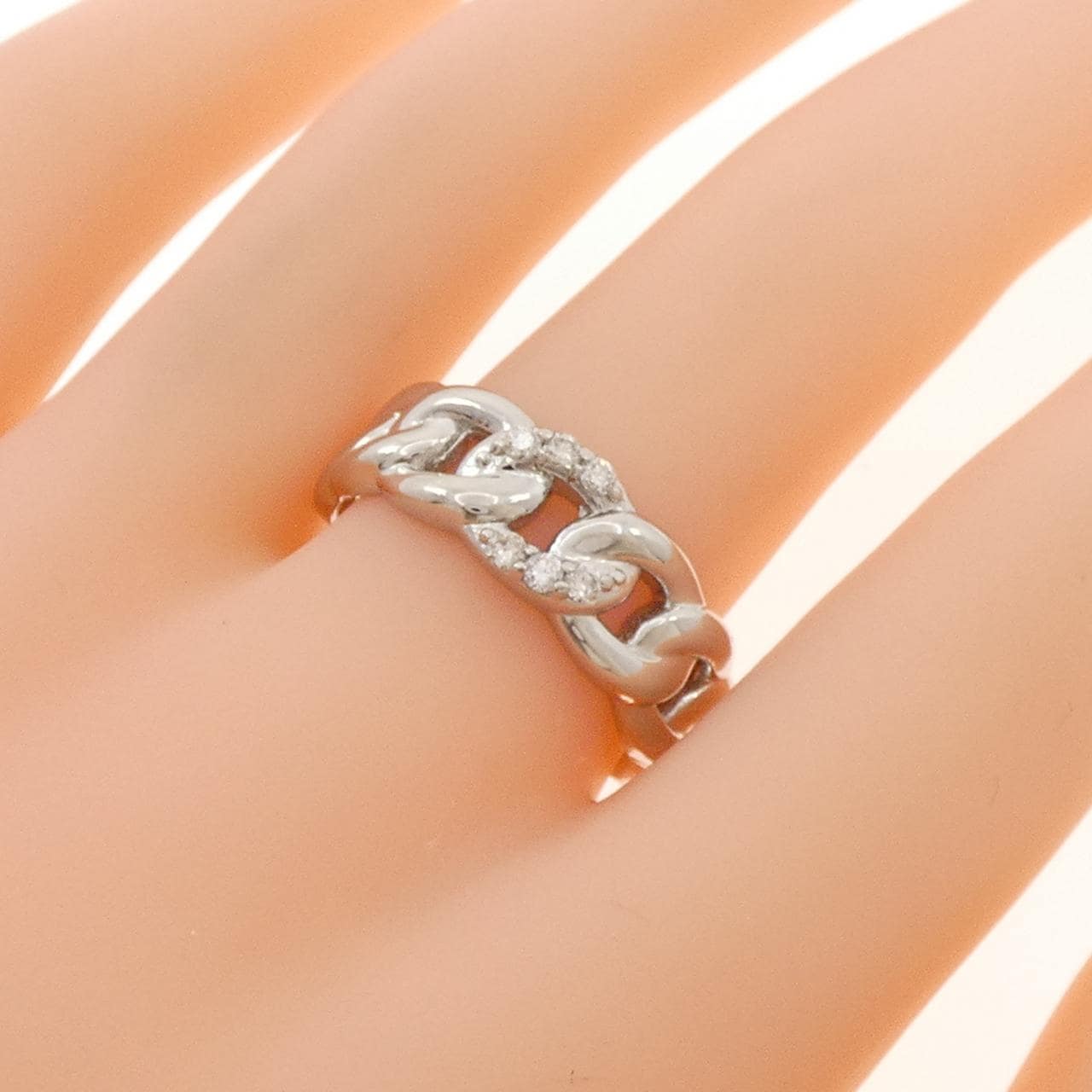 PT950 ダイヤモンド リング 0.15CT