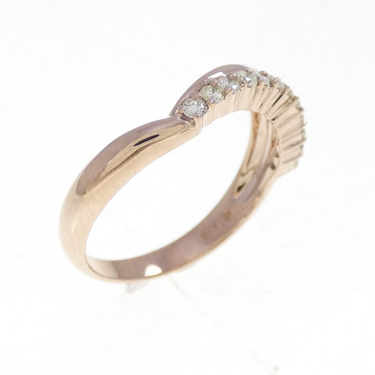 K18PG ダイヤモンド リング