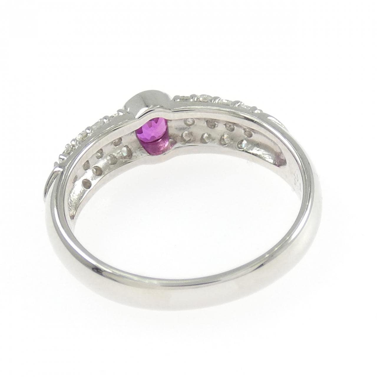 PT900 ルビー リング 0.34CT