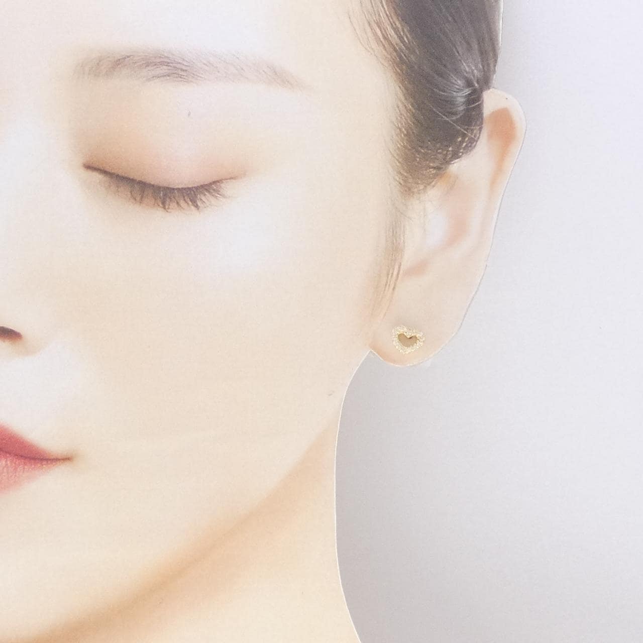 ポンテヴェキオ ダイヤモンド ピアス 0.07CT 片耳