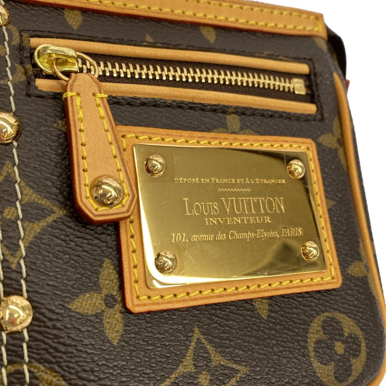ルイヴィトン モノグラム リヴェット ポシェット アクセソワール M40141 アクセサリーポーチ