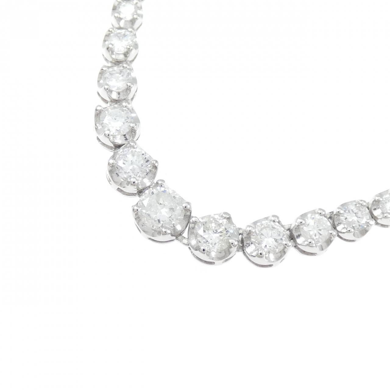 PT900/PT850 ダイヤモンド ネックレス 4.00CT