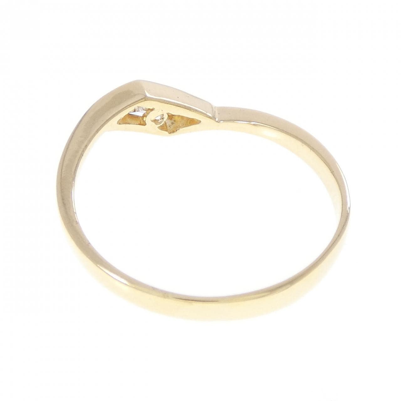 750YG ダイヤモンド リング