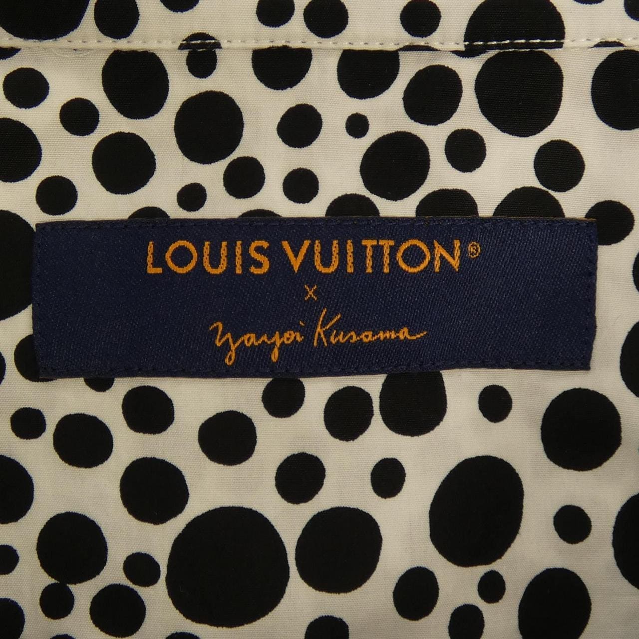 ルイヴィトン LOUIS VUITTON LV×YKインフィニティドットプリンテッドジップドシャツ HOS30WV29 草間彌生 ジャケット