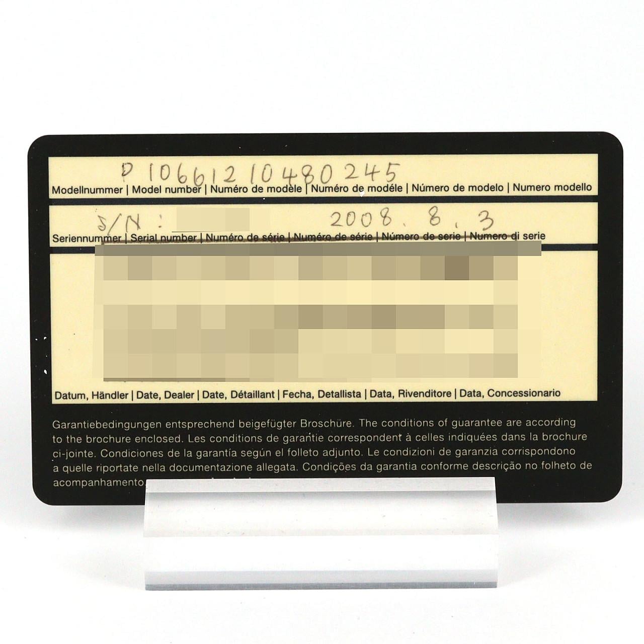 【ノーメンテナンス還元価格】ポルシェ･デザイン P6612ダッシュボード クロノ TI 6612.10.48.0245 TI 自動巻