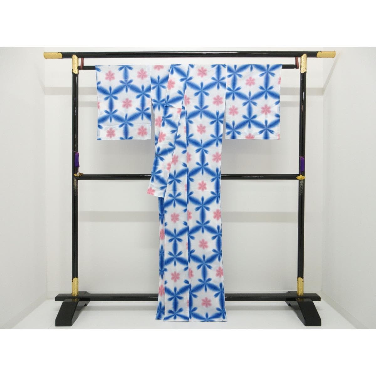 [Unused items] Women's Yukata, Arimatsu Narumi Shibori, Wide Collar