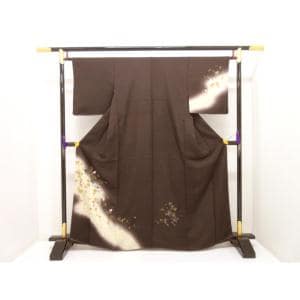 【未使用品】訪問着　友禅金彩加工　ボカシ染