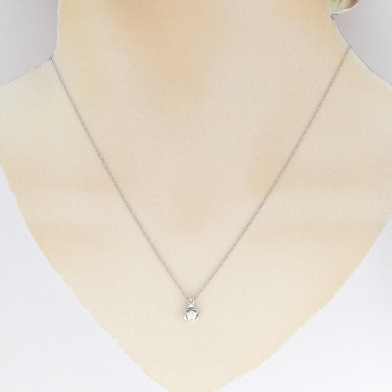 PT850 ダイヤモンド ネックレス 0.12CT