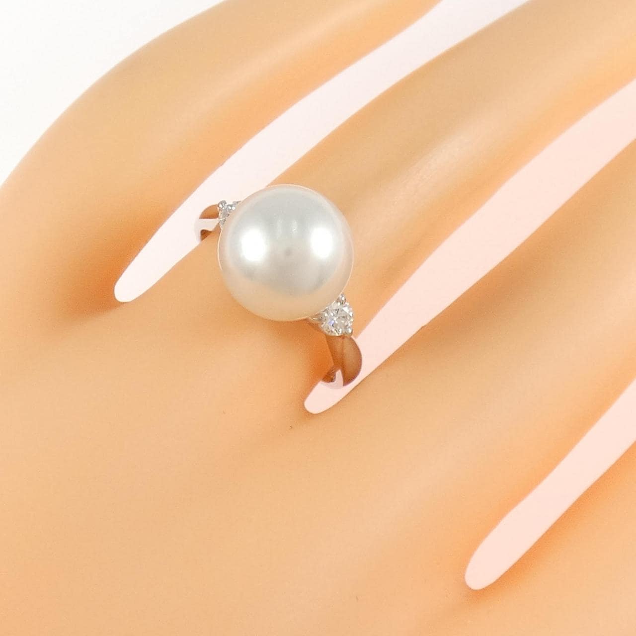 PT900 白蝶パール リング 10.3mm