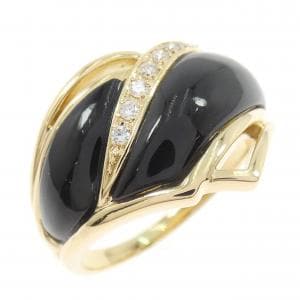 K18YG オニキス リング