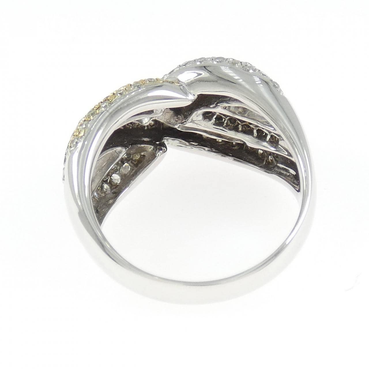 750WG/750YG ダイヤモンド リング 0.47CT