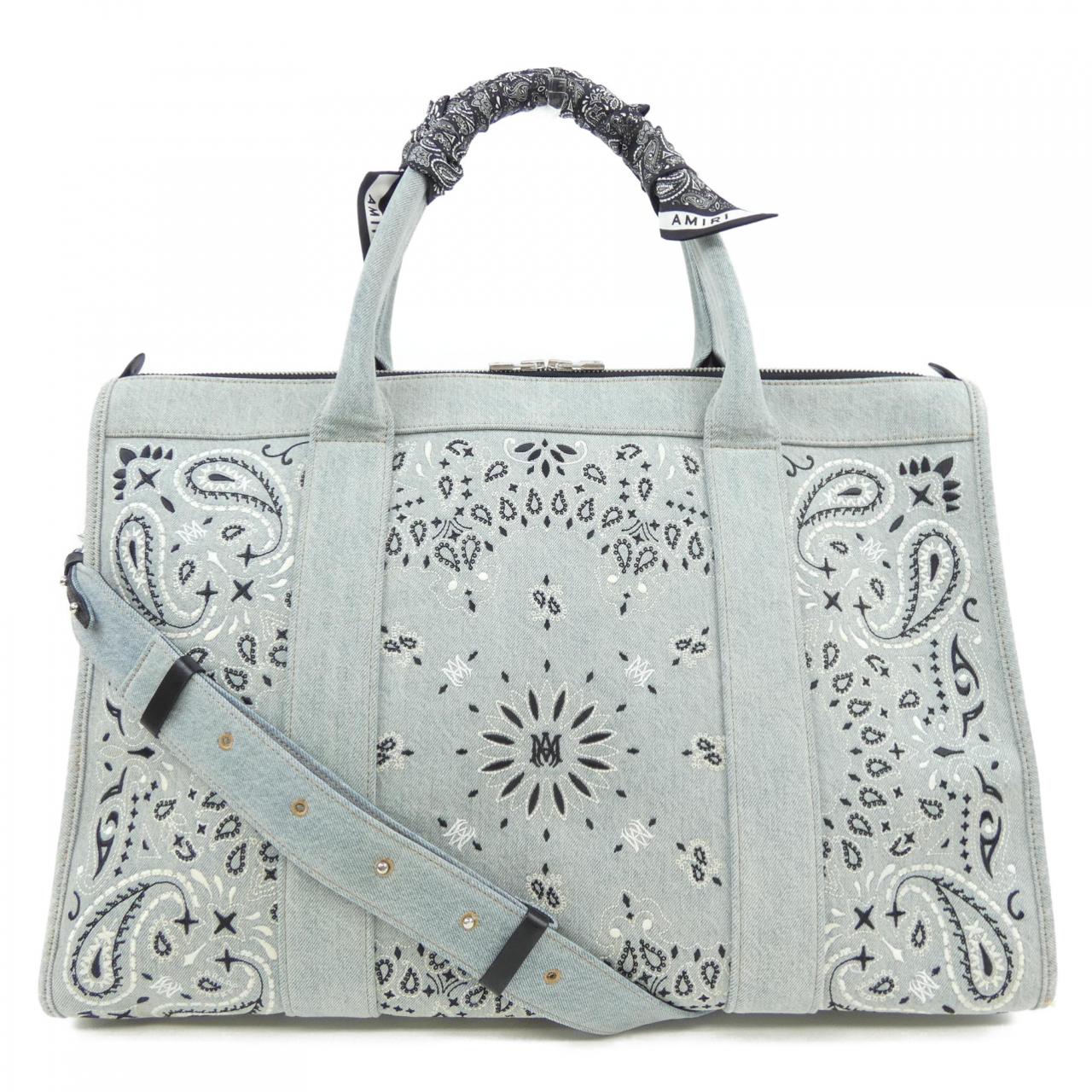 アミリ AMIRI バンダナデニムウィークエンダー BAG