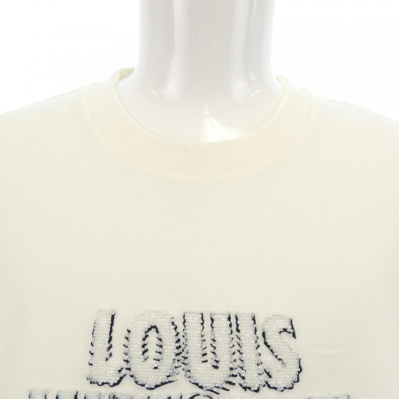 ルイヴィトン LOUIS VUITTON エンブロイダードビーズコットンTシャツ HPY35WNPG Tシャツ