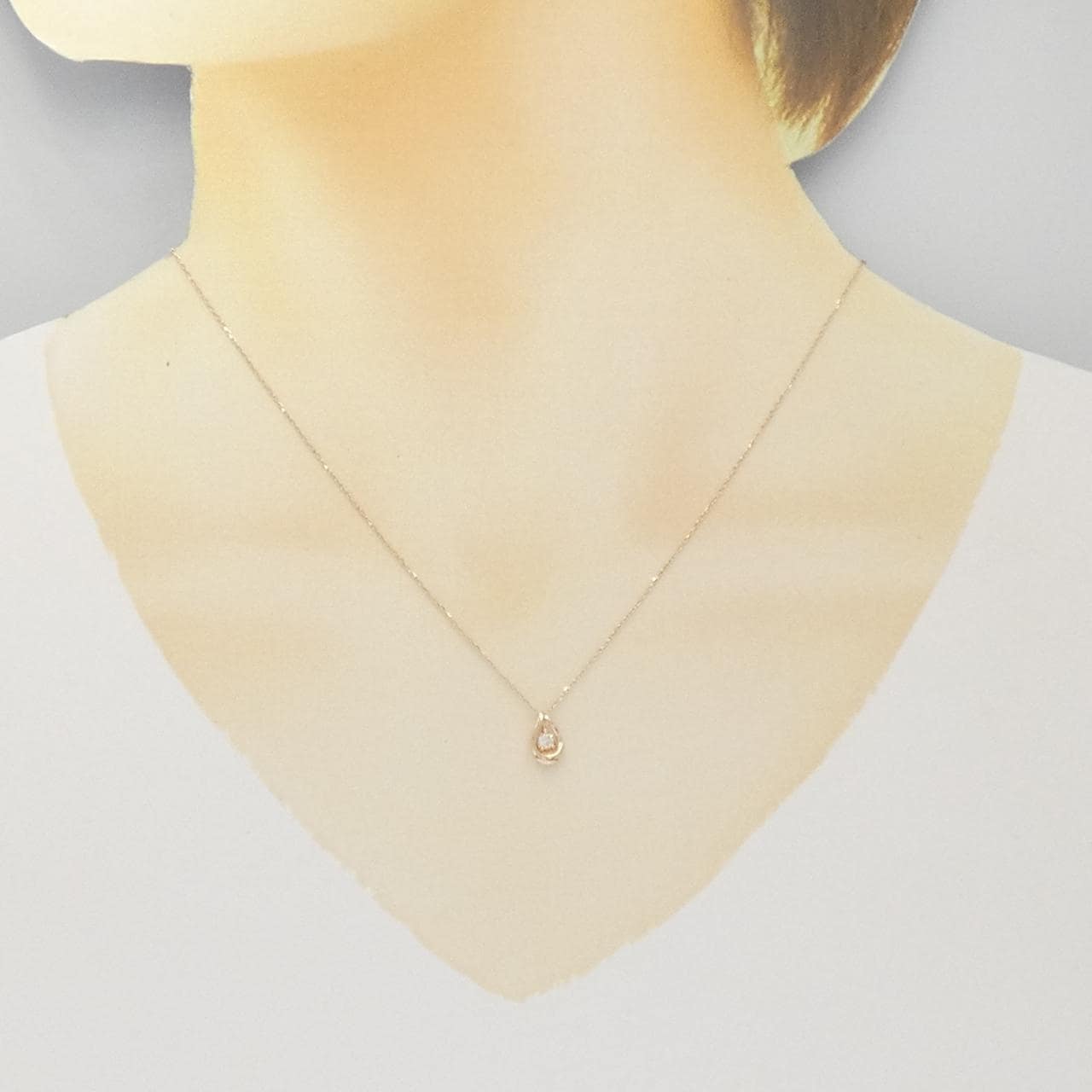 ポンテヴェキオ ダイヤモンド ネックレス 0.06CT