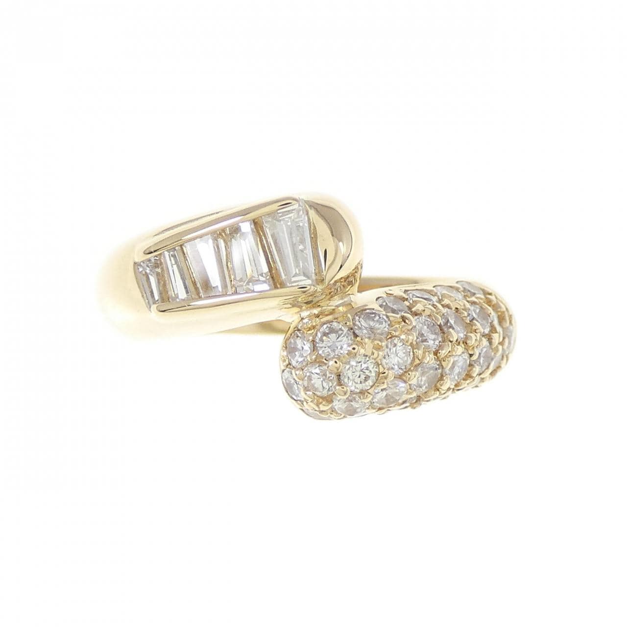 K18YG ダイヤモンド リング 0.56CT