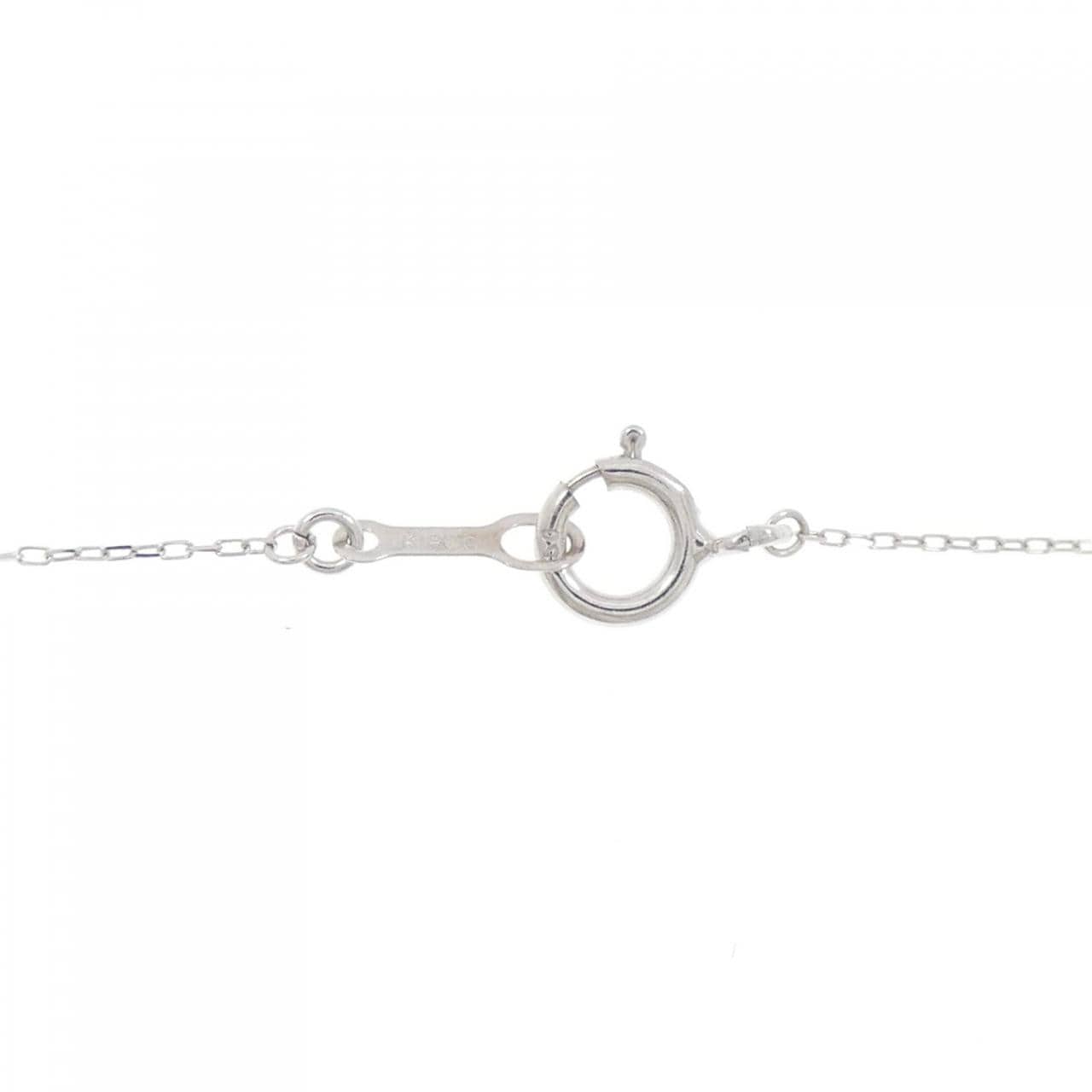 K18WG ダイヤモンド ネックレス 0.05CT