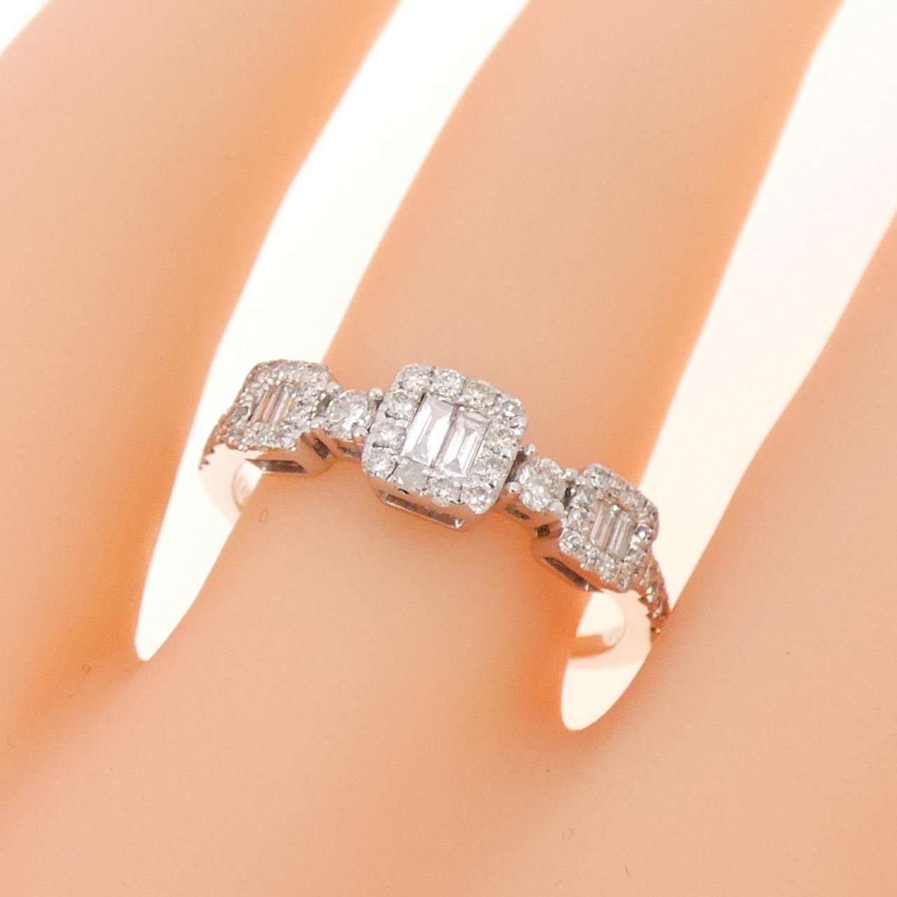 K18WG ダイヤモンド リング 0.438CT